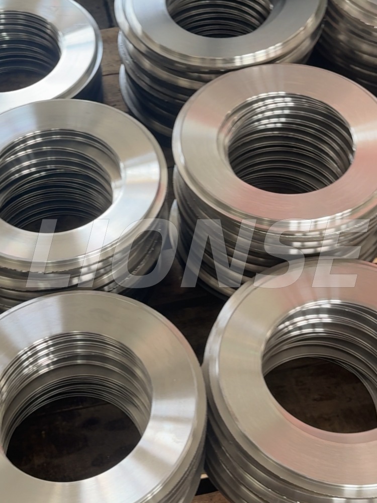 Gasket Datar Baja Tahan Karat Padat Mesin CNC