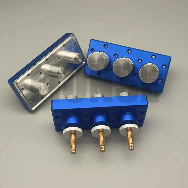 Bagian aluminium oksidasi anodik sandblasting