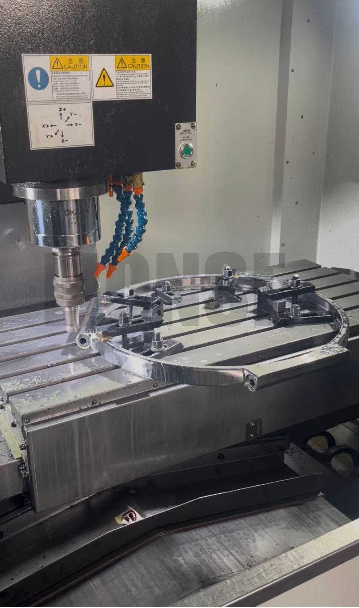 Lugs Kustom Cincin Pengunci Multi Alur Stainless Steel Bore Besar