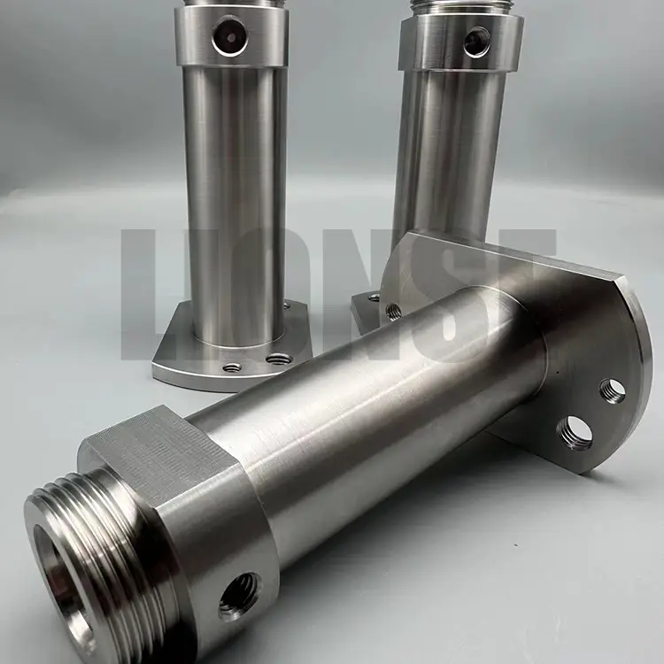 Stainless steel fitting presisi mekanik CNC